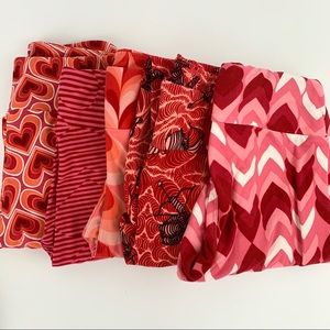 Lularoe Leggings Heart Valentine OS